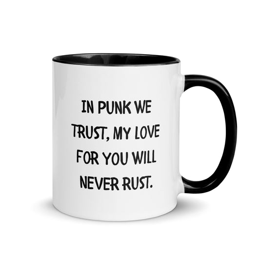 In Punk We Trust Mug